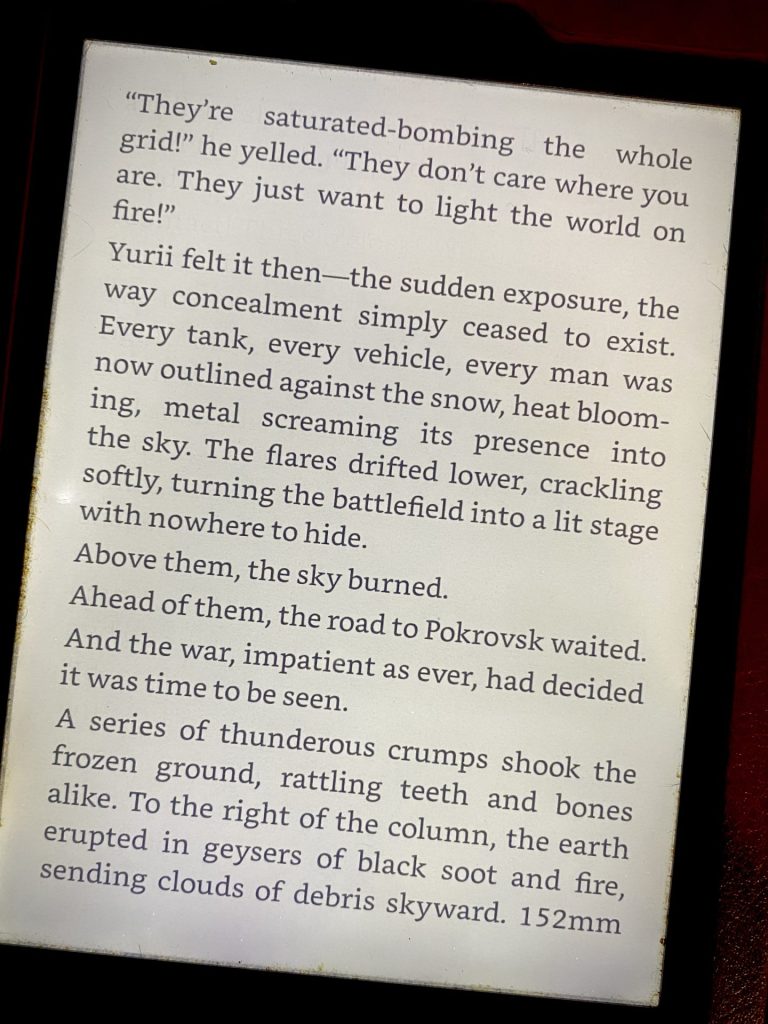 Excerpt page from "Tank: Southern Thunder" by Michael; Holding